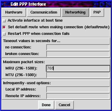 netcfg: edit PPP interface: networking