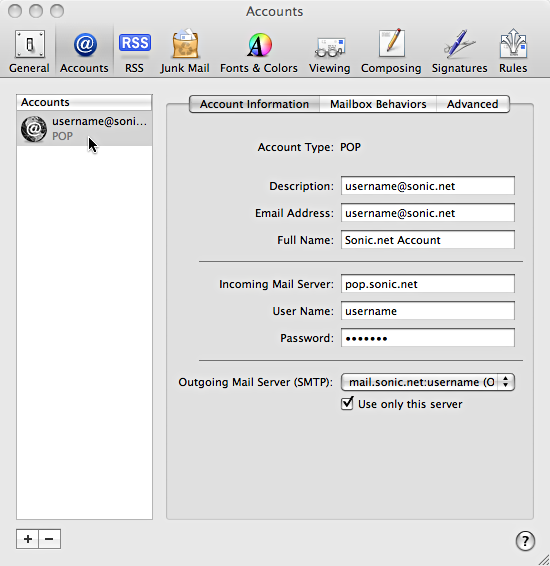 Mail Preferences