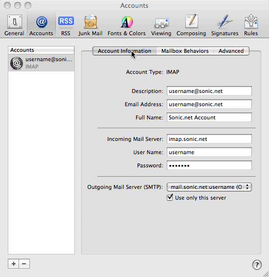 Mail Preferences
