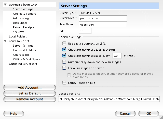 Uncheck "Leave messages on server"