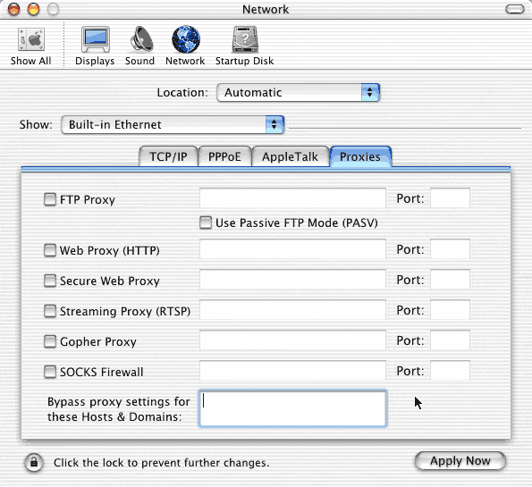 Sonic.net does not
require proxy settings