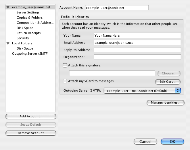 Account
Settings Account Settings