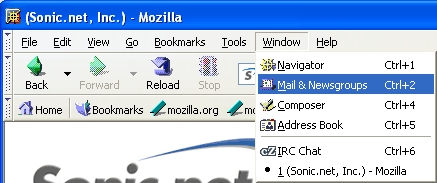 Windows -> Mail & News