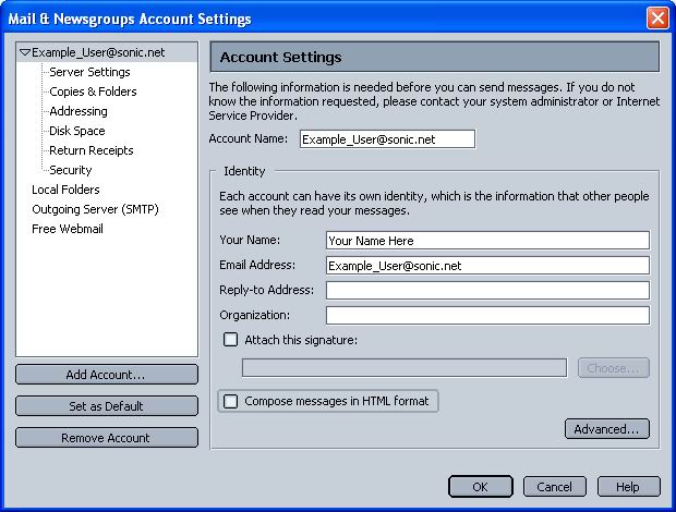 Account Settings